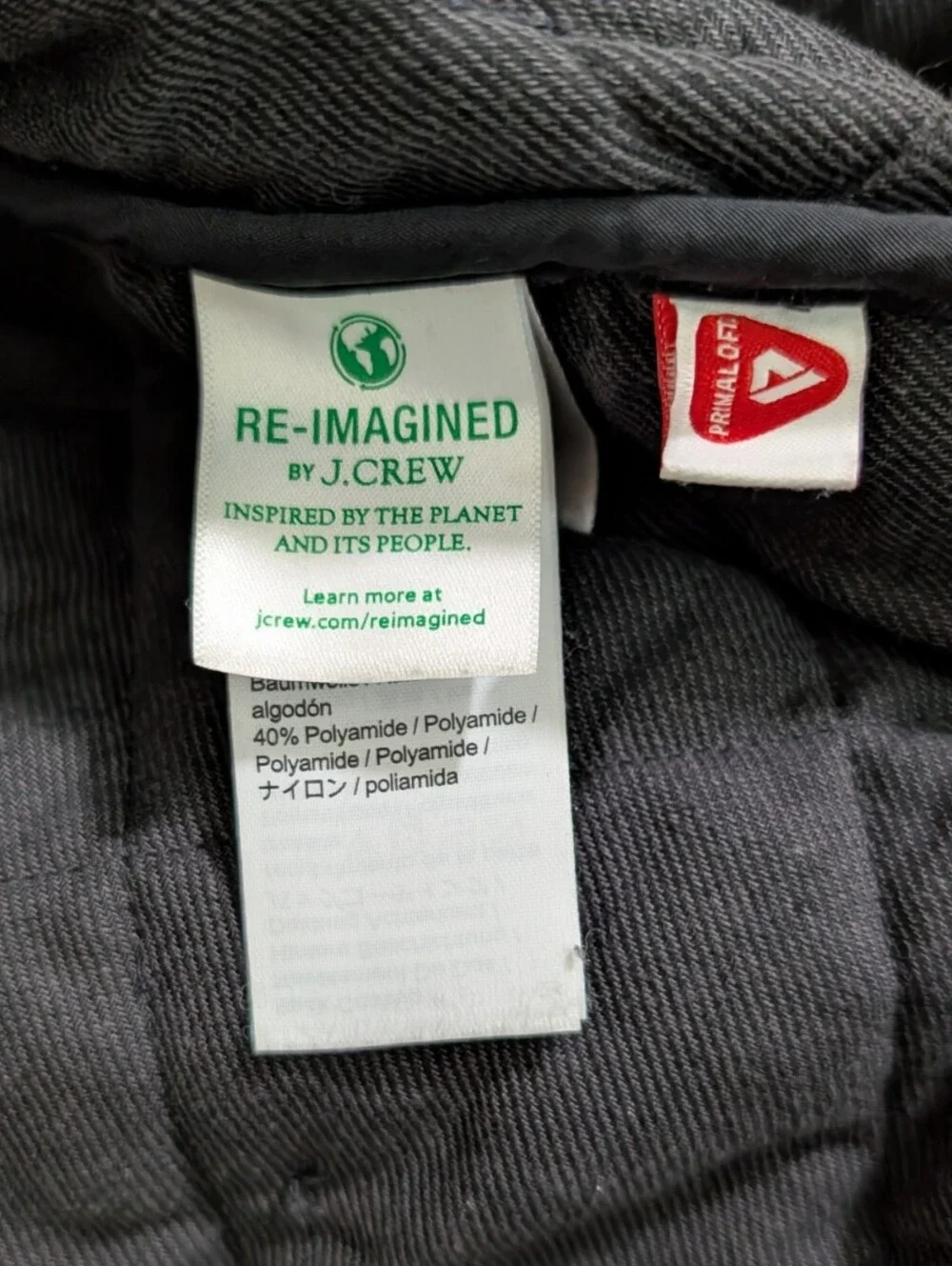 J.Crew Men’s Sussex Quilted Vest PrimaLoft Black Size M Style AQ430